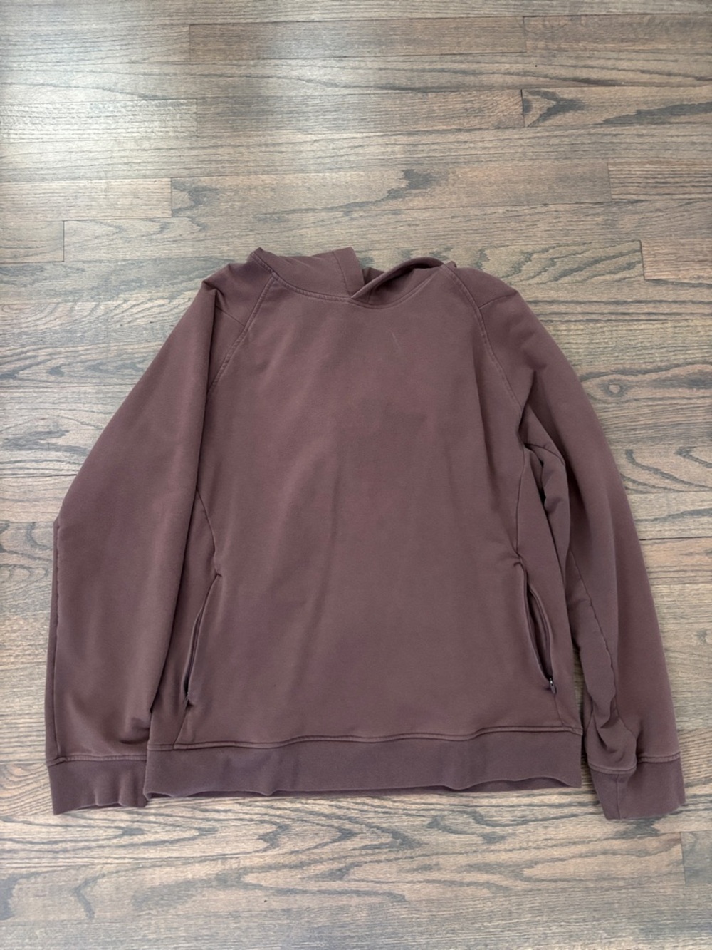 Men's Crewneck Pullover Sweater in Deep Brown